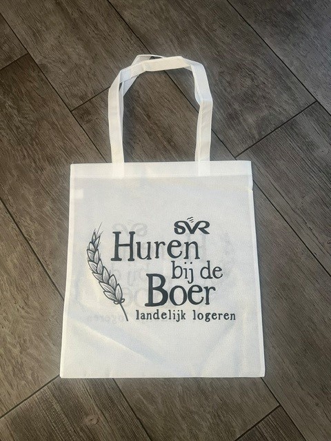 Bedrukte katoenen tas met bedrijfslogo